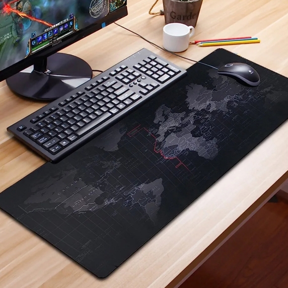 Qisan Large Gaing Ouse Pad With Nonslip Base-31.5x11.8x0.15 Inch - View #5